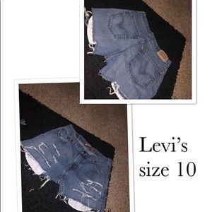 Levi cutoffs size 10